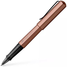 Ручка-роллер "Ink roller Hexo bronze", бронзовый, стерж. черный