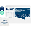 Салфетки Tellus Премиум для лица, 90 шт/упак, в кубе, белые - 5