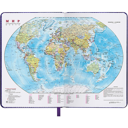 Ежедневник датированный "Legend", А5, 336 страниц, фиолетовый, 2023 - 6