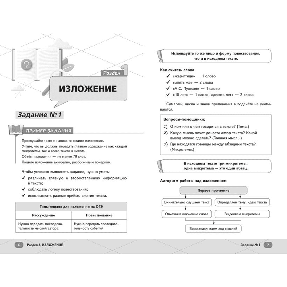Книга "Умскул. ОГЭ. Русский язык. Интенсивный курс", Анастасия Гласная - 4