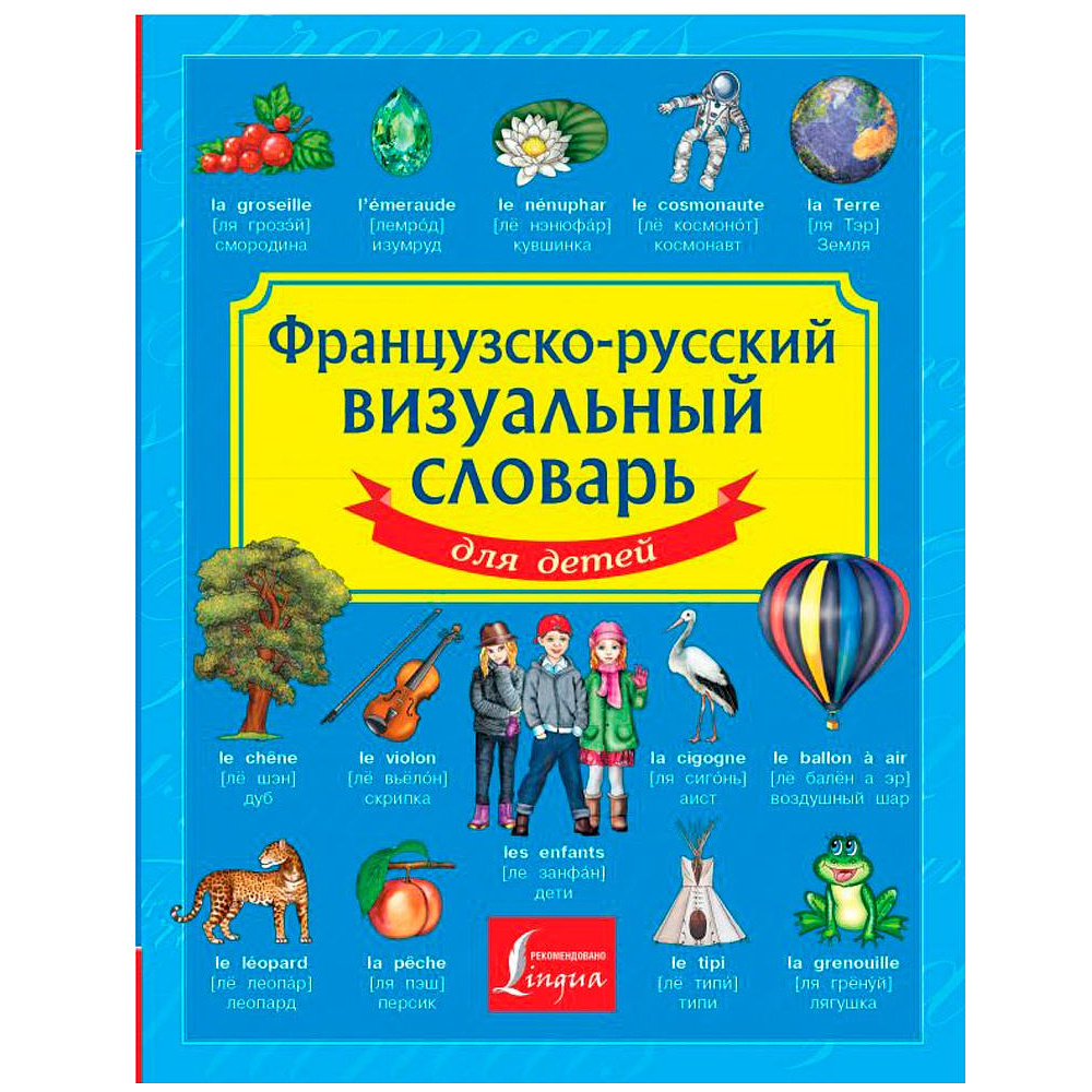 Книга "Французско-русский визуальный словарь для детей"