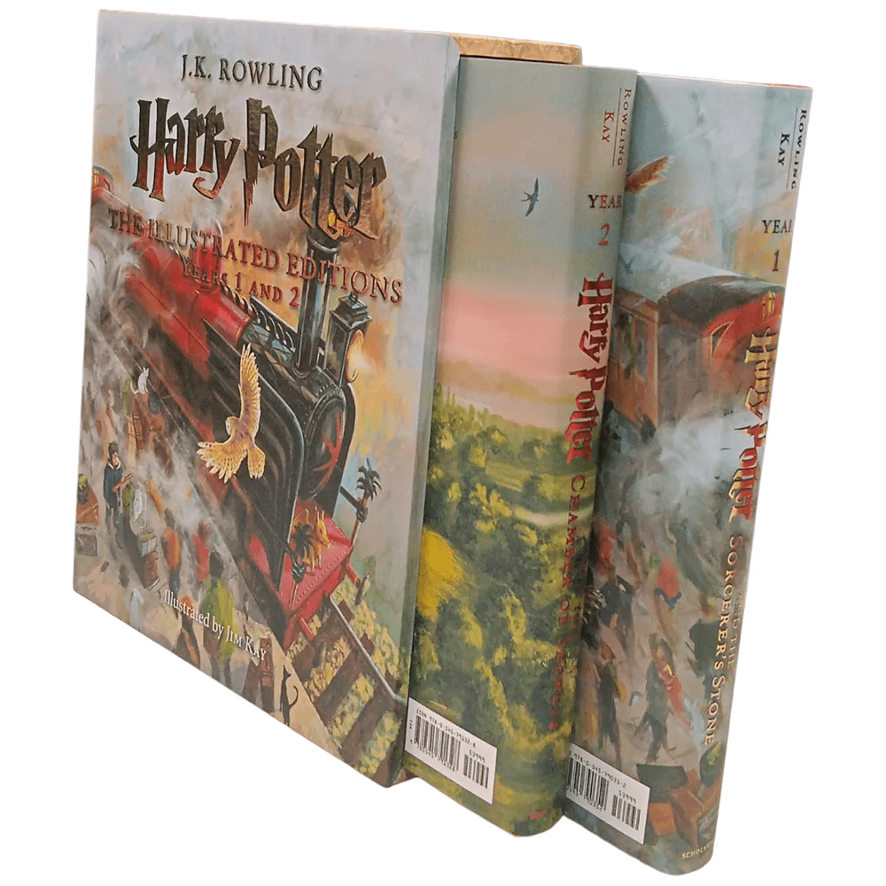 Комплект книг на английском языке "Harry Potter. The Illustrated Editions: Years 1 and 2", J.K. Rowling, Ill. Jim Kay  - 3