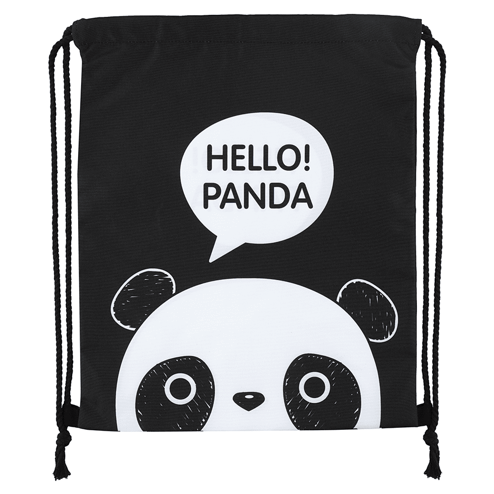 Мешок для обуви "Panda", черный