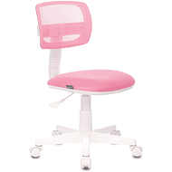 Кресло детское Бюрократ CH-W299, ткань, сетка, пластик, розовый