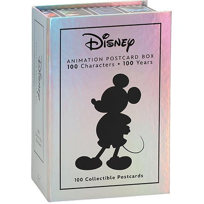 Открытки на английском языке "Disney. Animation Postcard Box: 100 Characters, 100 Years. 100 Collectible Postcards"
