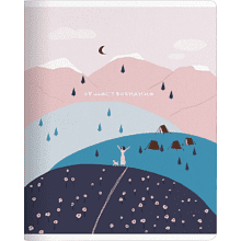 Тетрадь предметная "Moments обществознание", A5, 48 листов, клетка, скоба сбоку, разноцветный