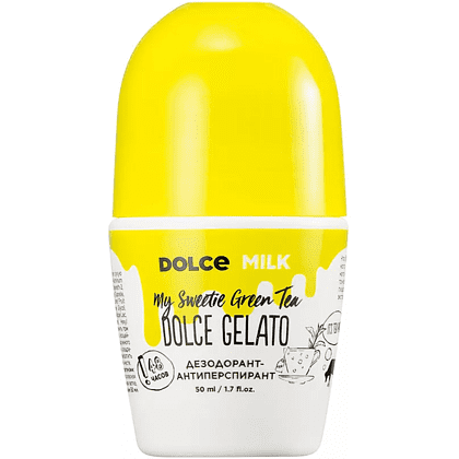 Дезодорант-антиперспирант шариковый DOLCE MILK GELATO "Мой сладкий, зеленый чай", 50 мл