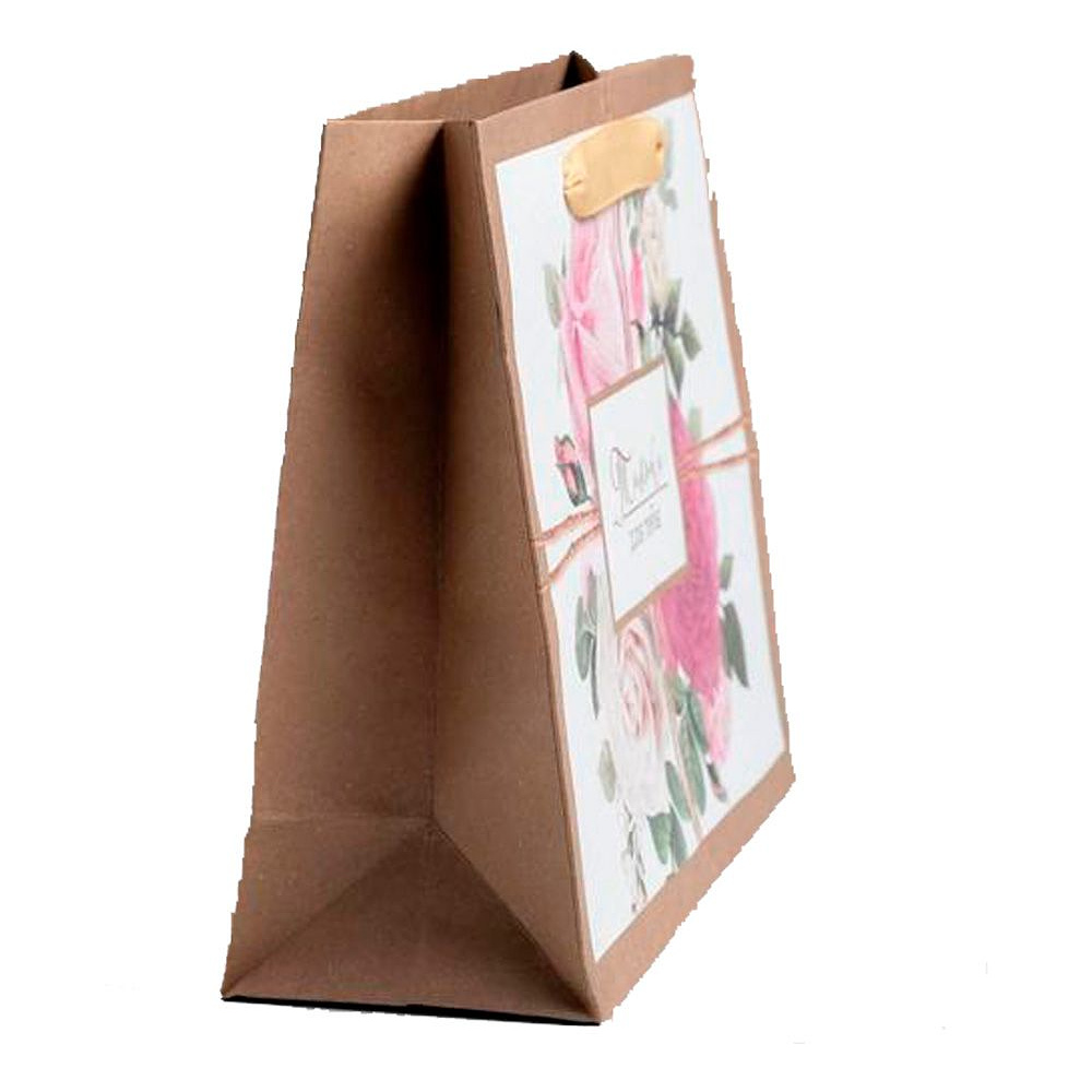 Пакет бумажный подарочный "Только для тебя", 23x18x10 см, разноцветный - 2