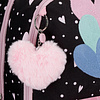 Рюкзак школьный Enso "Love vibes" M, черный, розовый - 6