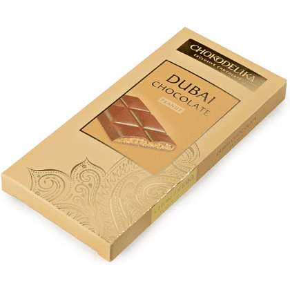 Шоколад молочный "Dubai Peanut" с начинкой из арахиса, 50 гр - 2