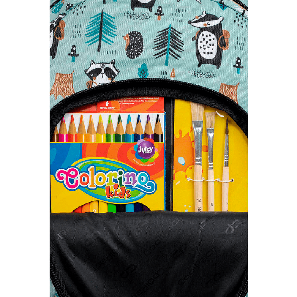 Рюкзак школьный Coolpack "Toby Shoppy", бирюзовый - 4
