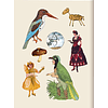 Книга на английском языке "The Antiquarian Sticker Book: Bibliophilia", Odd Dot - 5
