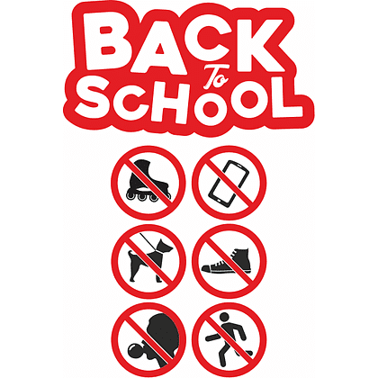 Контейнер для еды "Back to School. Школа", бамбук, бежевый - 2