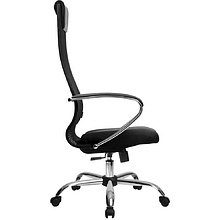 Кресло для руководителя "Metta BK-8", ткань-сетка, металл, черный