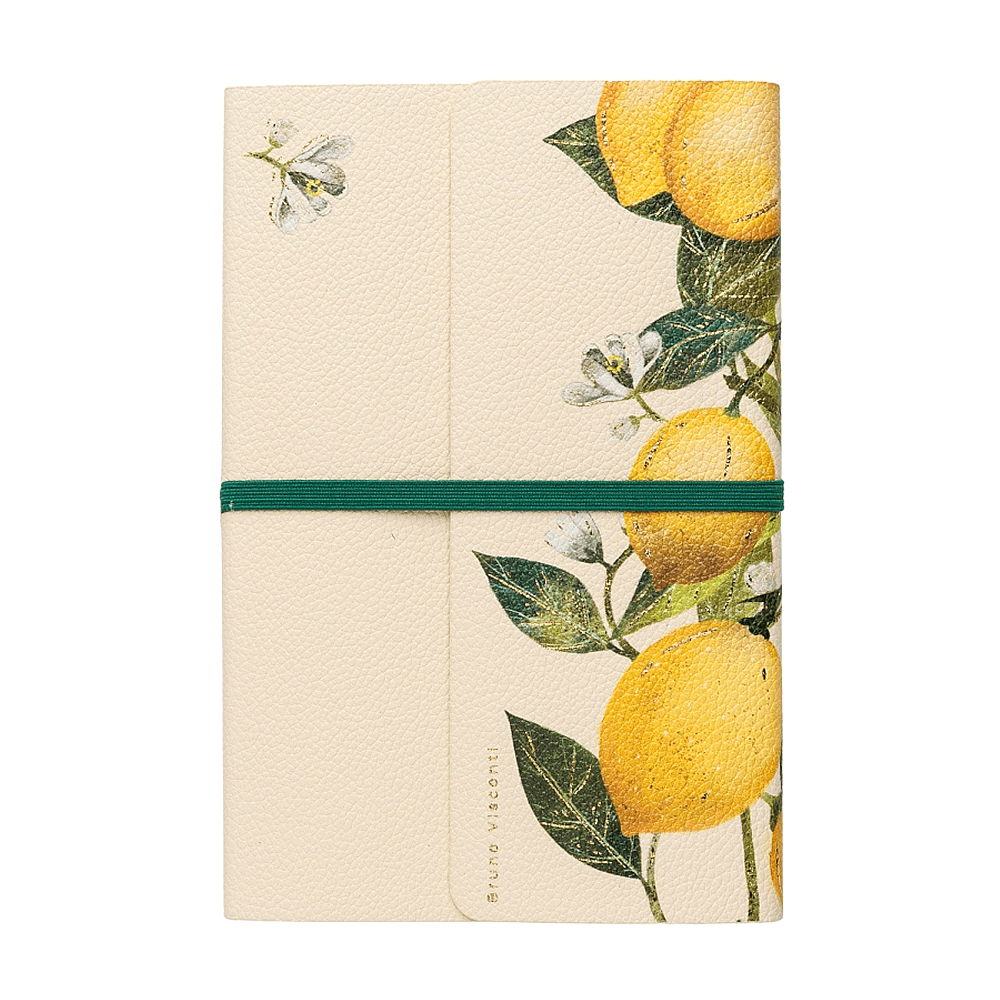 Ежедневник недатированный  "Fauna. Paradise. Lemons", А5, 192 страниц, линейка, желтый - 2