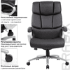 Кресло для руководителя BRABIX "Premium Blocks HD-008", экокожа, металл, черный - 10