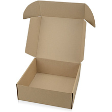 Коробка подарочная "Zand L", 26,4x25,7x10 см, коричневый