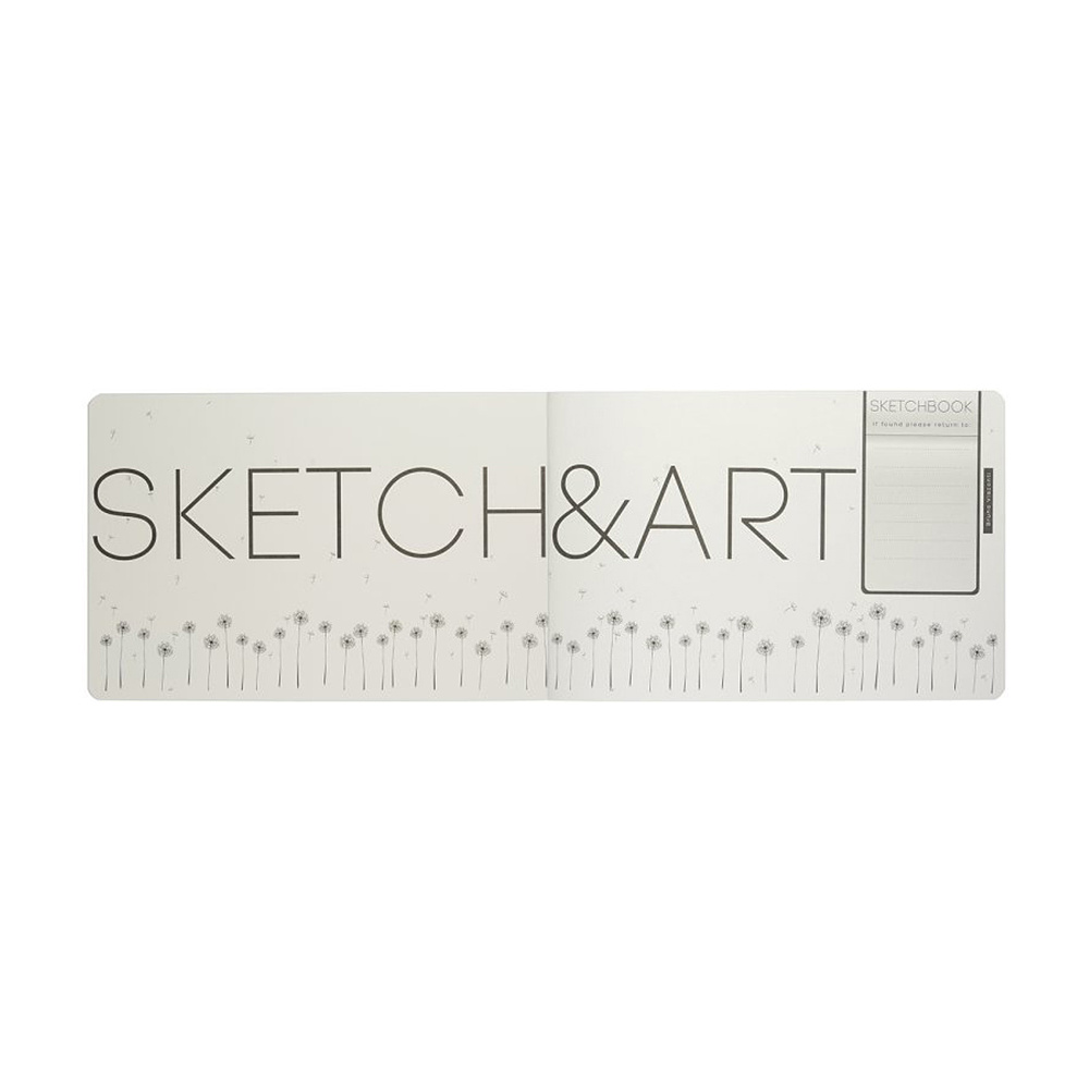 Скетчбук "Sketch&Art. Horizont", 21x14 см, 200 г/м2, 48 листов, черный - 5