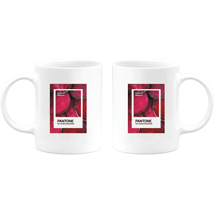 Кружка керамическая "Color of Belarus. Pantone Ya u mamy burachok", 330 мл, белый