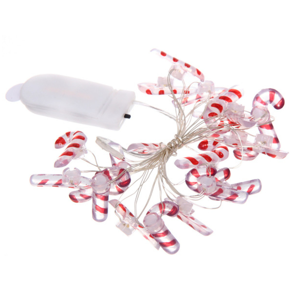 Гирлянда LED "Карамелька", 3x1,9см, 2 м, теплый белый  - 3