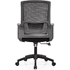 Кресло для персонала ANSA "818В", сетчатая ткань, пластик, черный - 2