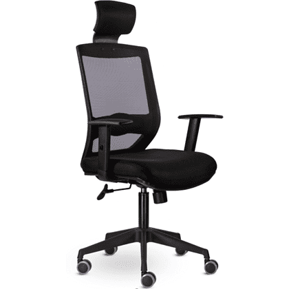 Кресло для руководителя "UTFC Гарвард СН-500", сетка, пластик, черный - 2