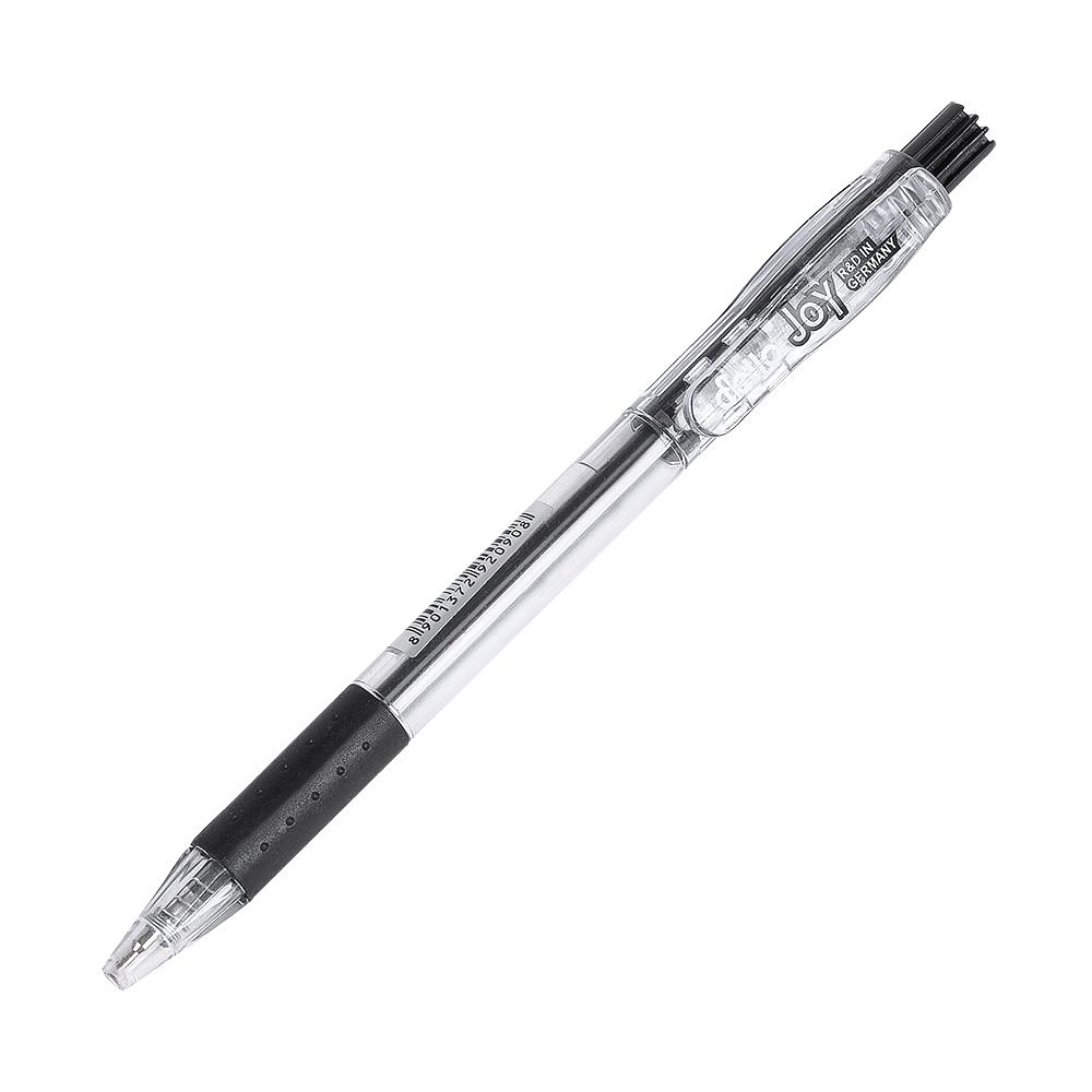 Ручка шариковая автоматическая "Joy", 0.8 мм, прозрачный, стерж. черный