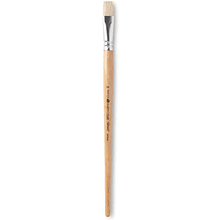 Кисть "Сонет", щетина, плоская, на длинной ручке, №16
