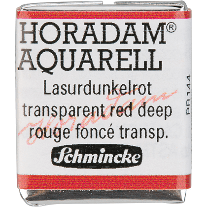 Краски акварельные "Schmincke Horadam", 355 красный темный прозрачный, полукювета