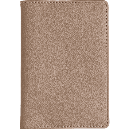 Обложка для паспорта "Бежевая", кожзам - 3