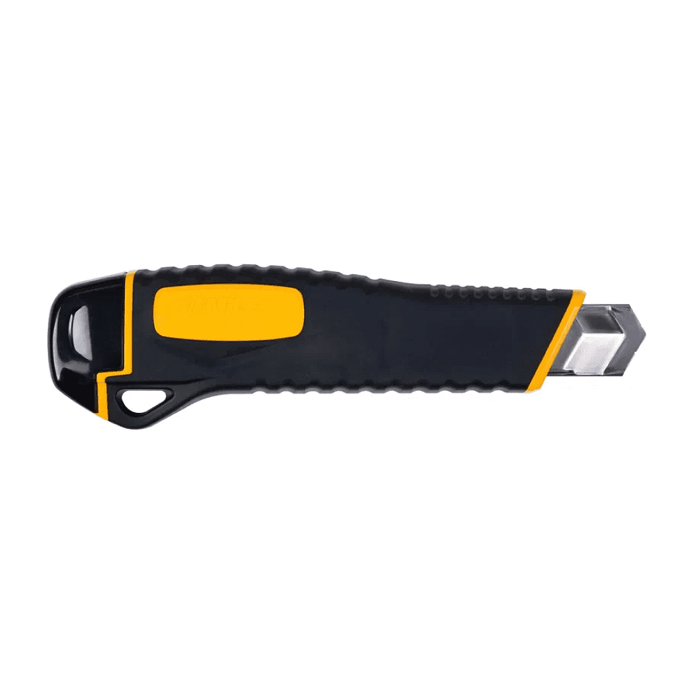 Нож строительный Miles "FA1806G/Y", 18 мм, усиленный - 4