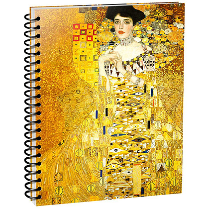 Скетчбук "Климт. Портрет Адели Блох-Бауэр I", А5, 100 листов, разноцветный