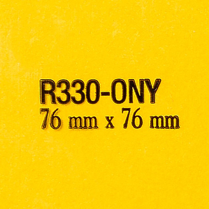 Бумага для заметок на клейкой основе "Post-it Optima" Z-образные, 76x76 мм, 100 листов, желтый неон - 3