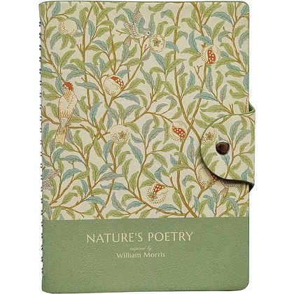 Блокнот "Poesy", А5, 96 листов, в клетку, зеленый