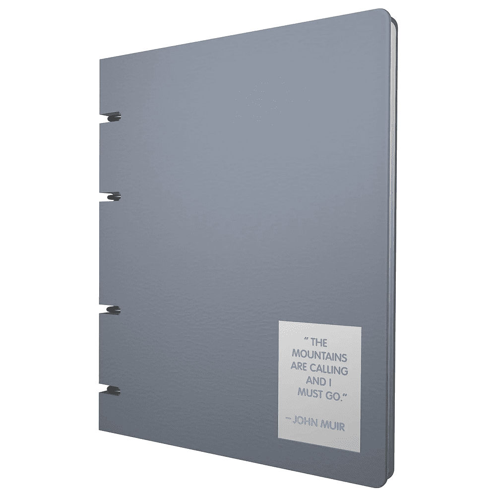 Тетрадь "Nuances. Дымка", А4, 120 листов, клетка, серый