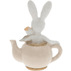 Фигурка "Заяц в чайнике", 8 x 5 x 10 см, бежевый - 7