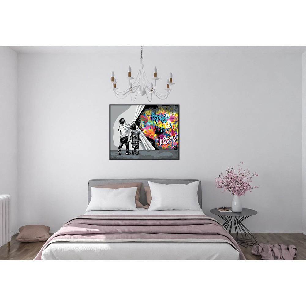 Картина по номерам "Искусство граффити" - 3 Картина по номерам "Искусство граффити" - 3