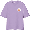 Футболка унисекс "Чихуахуа. Dog love club", XS-S, хлопок, оверсайз, лавандовый - 5