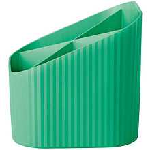 Подставка для канцелярских мелочей "Re-X-LOOP", зеленый