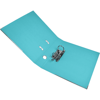 Папка-регистратор "Yesli:", А4, 50 мм, ПВХ, бирюзовый - 5