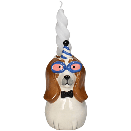 Подсвечник керамический "Dog", 7.3х7.3х14.4 см, разноцветный - 3