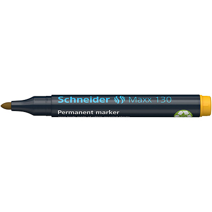 Маркер перманентный "Schneider Maxx 130", желтый - 5