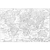 Раскраска-гигант "Карта мира" - 2
