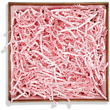 Наполнитель бумажный, гофрированный, 3 мм, 50 г, розовый