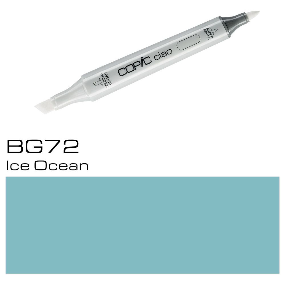Маркер перманентный "Copic ciao", BG-72 ледяной океан