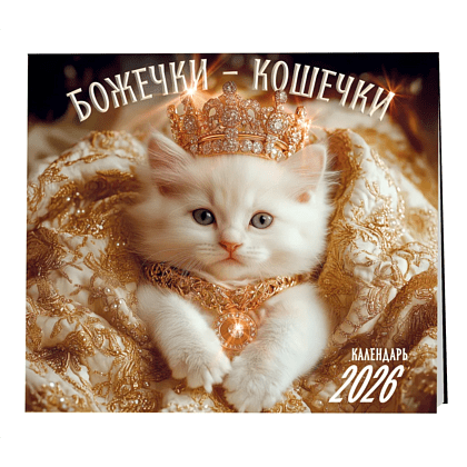 Календарь настенный перекидной "Божечки-кошечки" на 2026 год  - 3