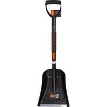 Лопата снеговая автомобильная телескопическая Amigo, 255x300, рукоятка 850-1040, черная
