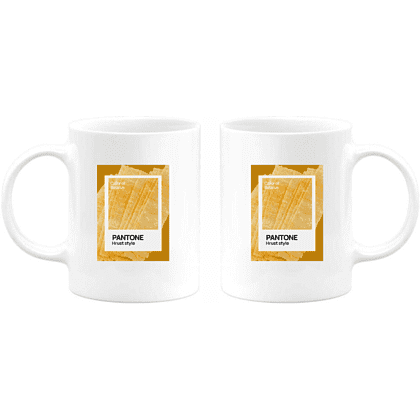 Кружка керамическая "Color of Belarus. Pantone Hrust style", 330 мл, белый