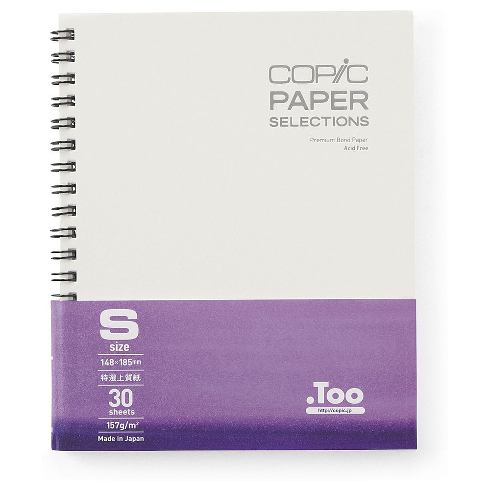 Cкетчбук для маркеров "Copic", 14,8x18,5 см, 157 г/м2, 30 листов, белый, фиолетовый
