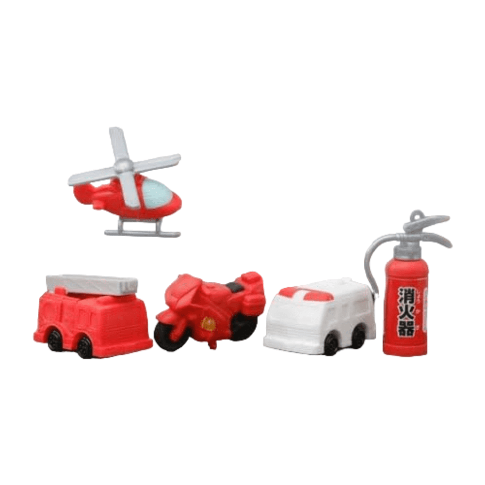 Ластик "IWAKO Fire Engine&Ambulance", 1 шт, ассорти